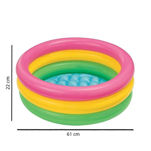 استخر بادی قطر 61 سانتیمتری کف بادی اینتکس intex مدل 57107_اسباب بازی ورزشی